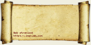 Tijana Jaćimović vizit kartica